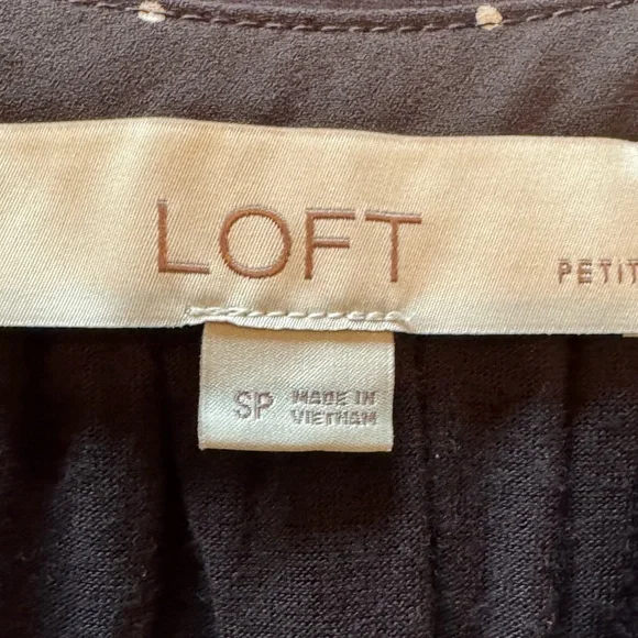 Loft Black Polka Dot Top - Picture 4 of 5